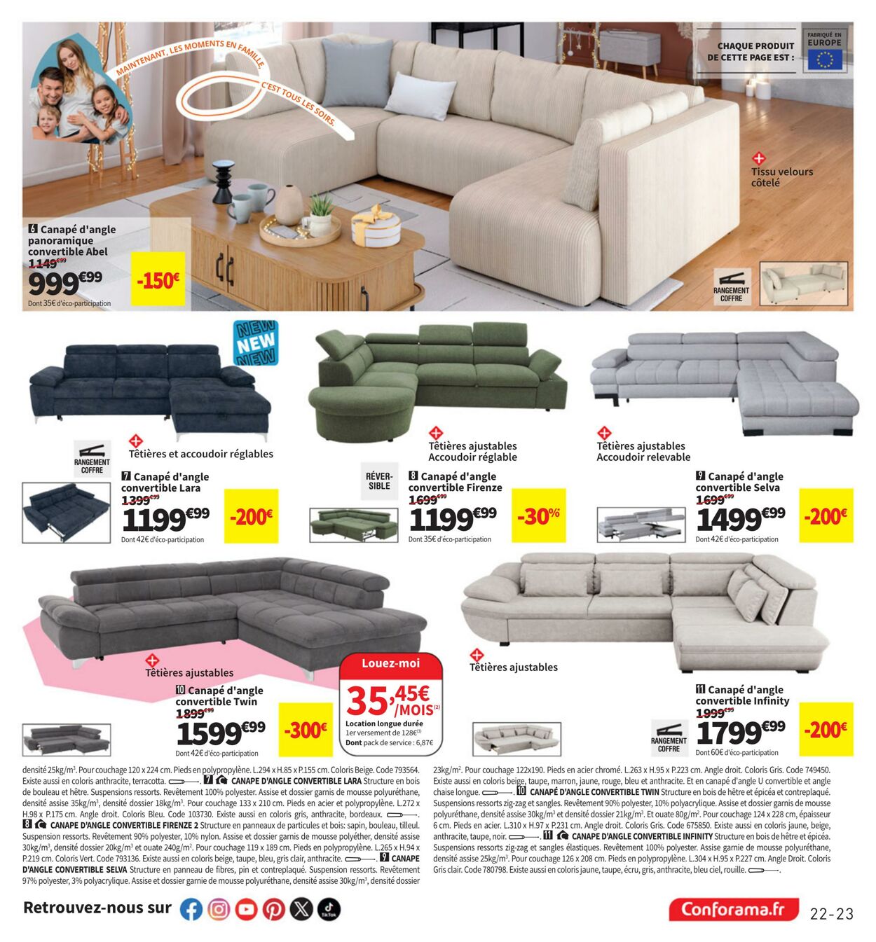 Catalogue Conforama 25.03.2025 - 30.03.2025