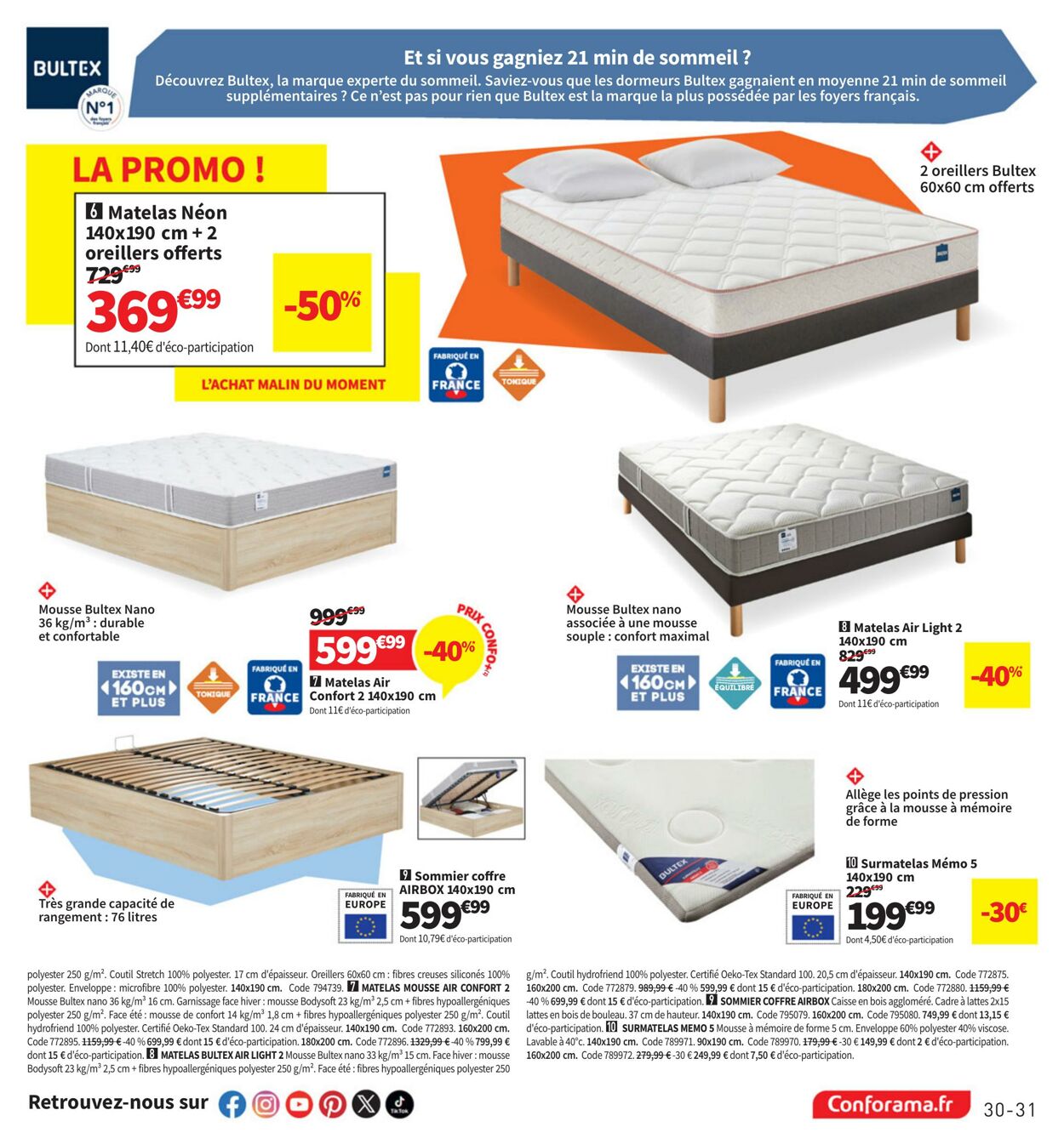 Catalogue Conforama 25.03.2025 - 30.03.2025