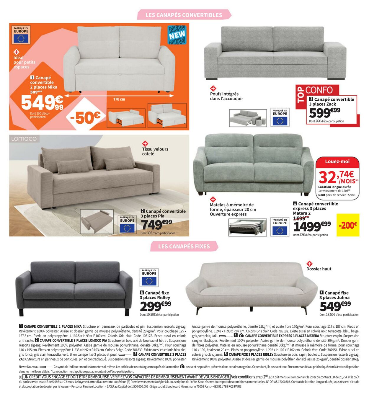 Catalogue Conforama 25.03.2025 - 30.03.2025