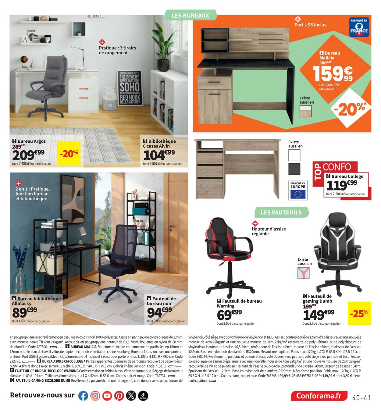 Catalogue Conforama 25.03.2025 - 30.03.2025