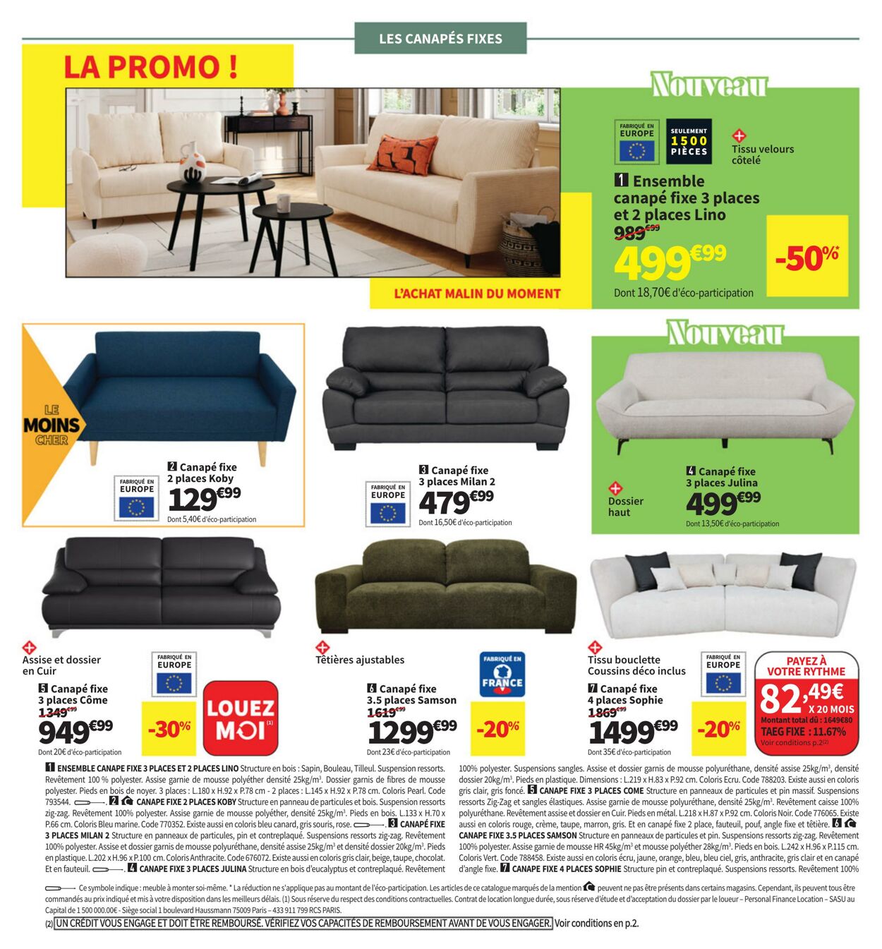 Catalogue Conforama 10.10.2024 - 10.11.2024