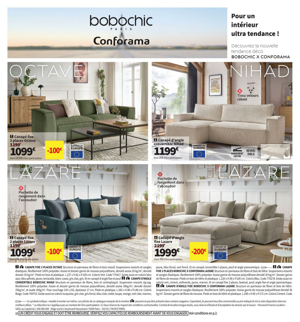 Catalogue Conforama 10.10.2024 - 10.11.2024