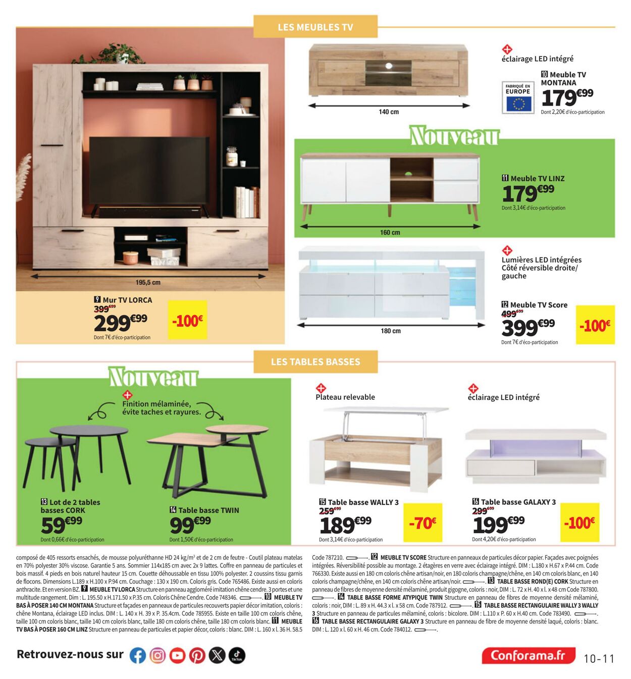 Catalogue Conforama 10.10.2024 - 10.11.2024