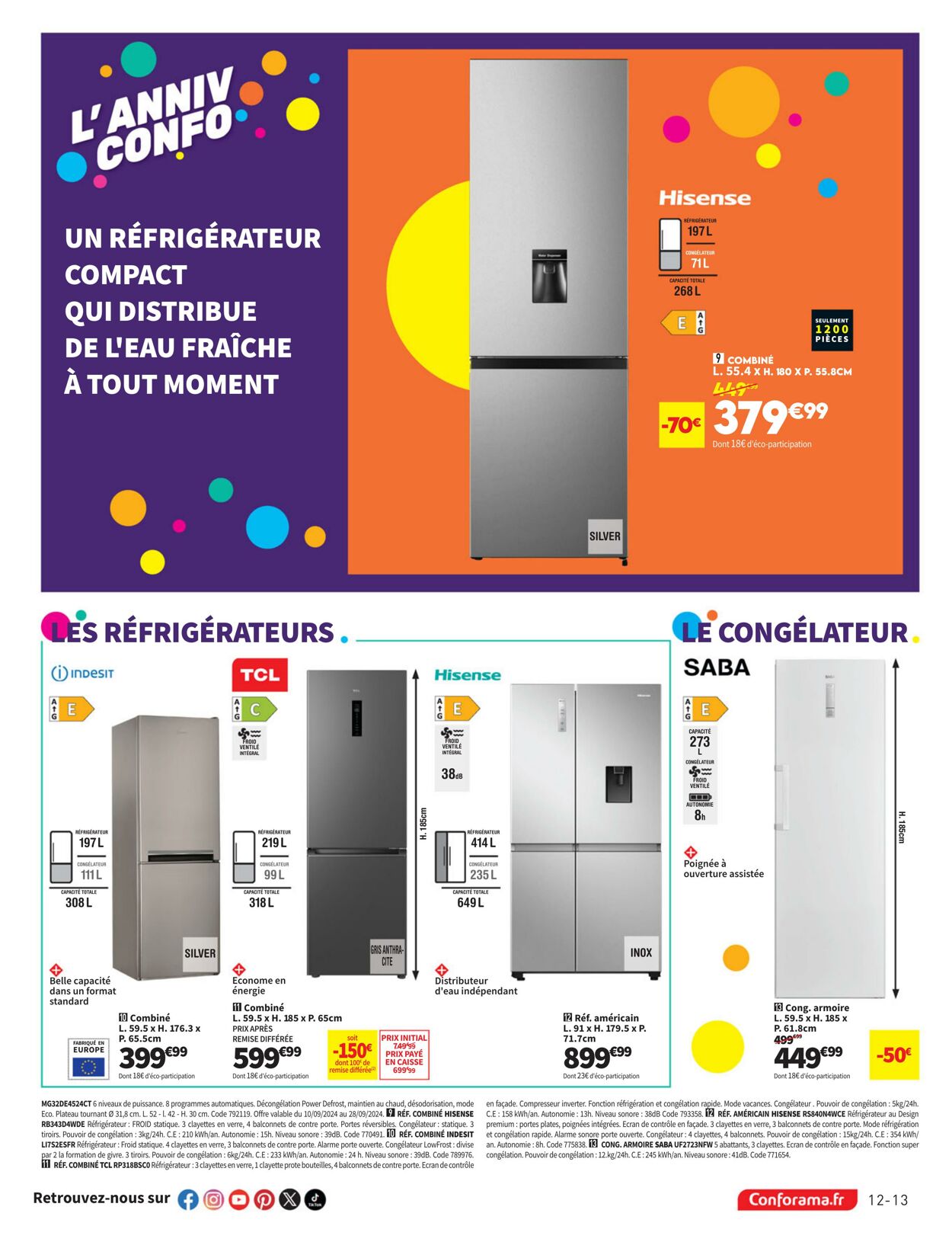 Catalogue Conforama 18.09.2024 - 01.10.2024