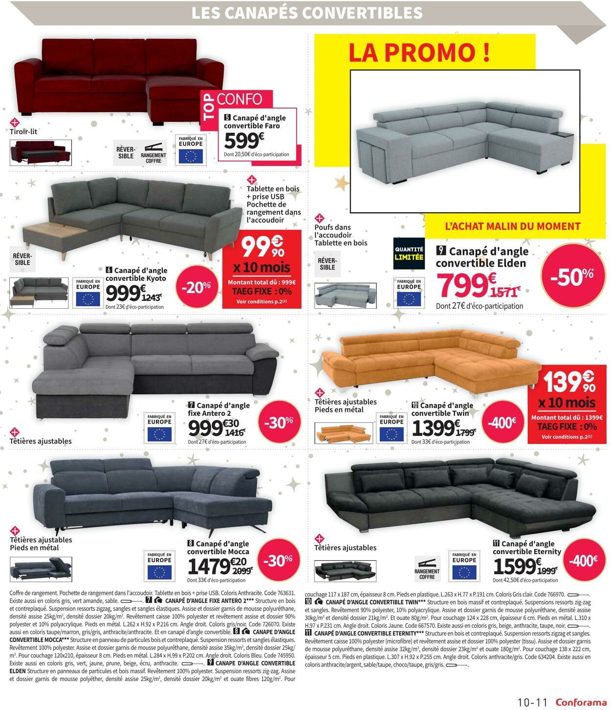 Catalogue Conforama 29.11.2022 - 26.12.2022