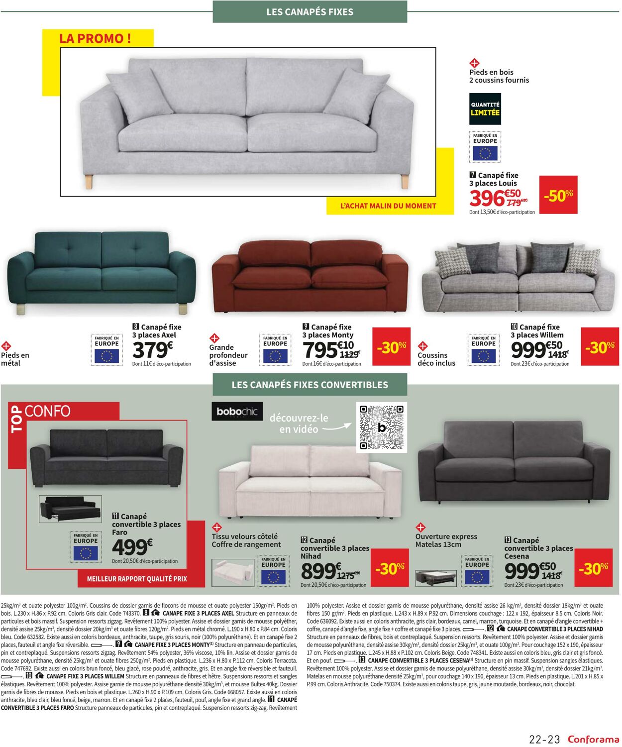 Catalogue Conforama 07.06.2022 - 04.07.2022