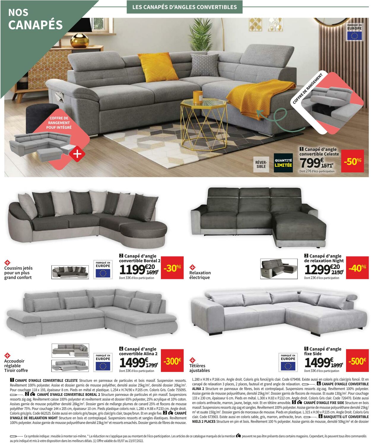 Catalogue Conforama 07.06.2022 - 04.07.2022