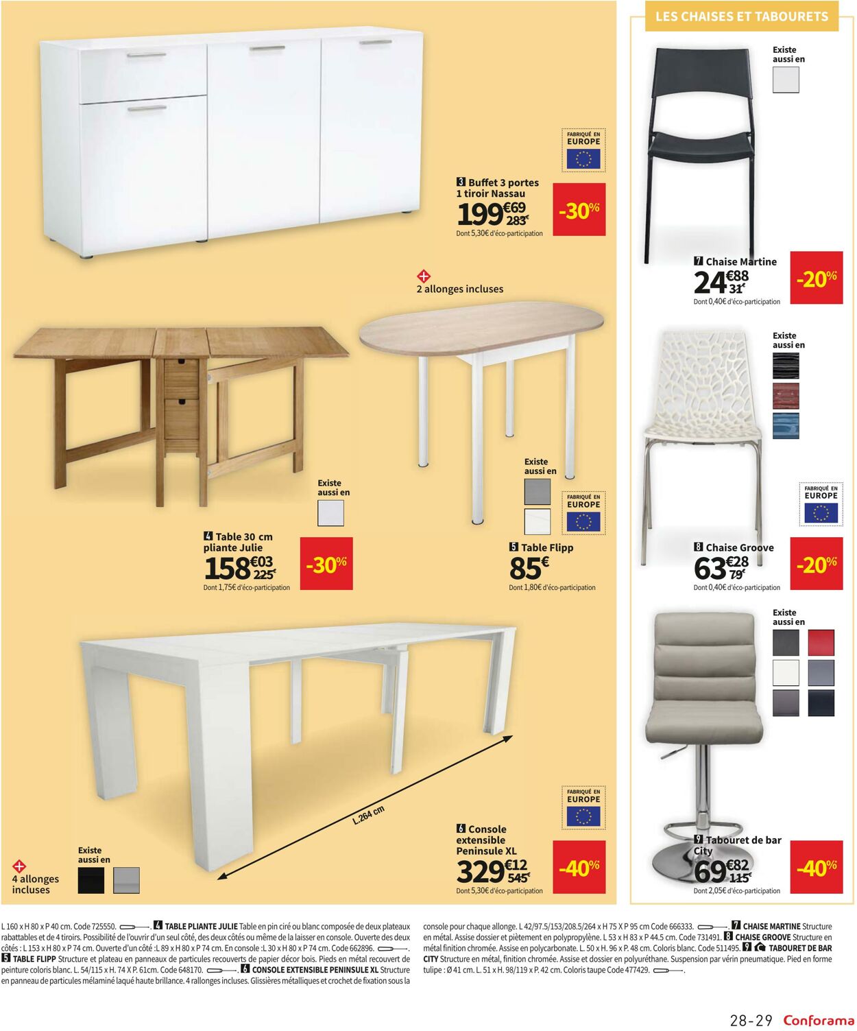 Catalogue Conforama 07.06.2022 - 04.07.2022