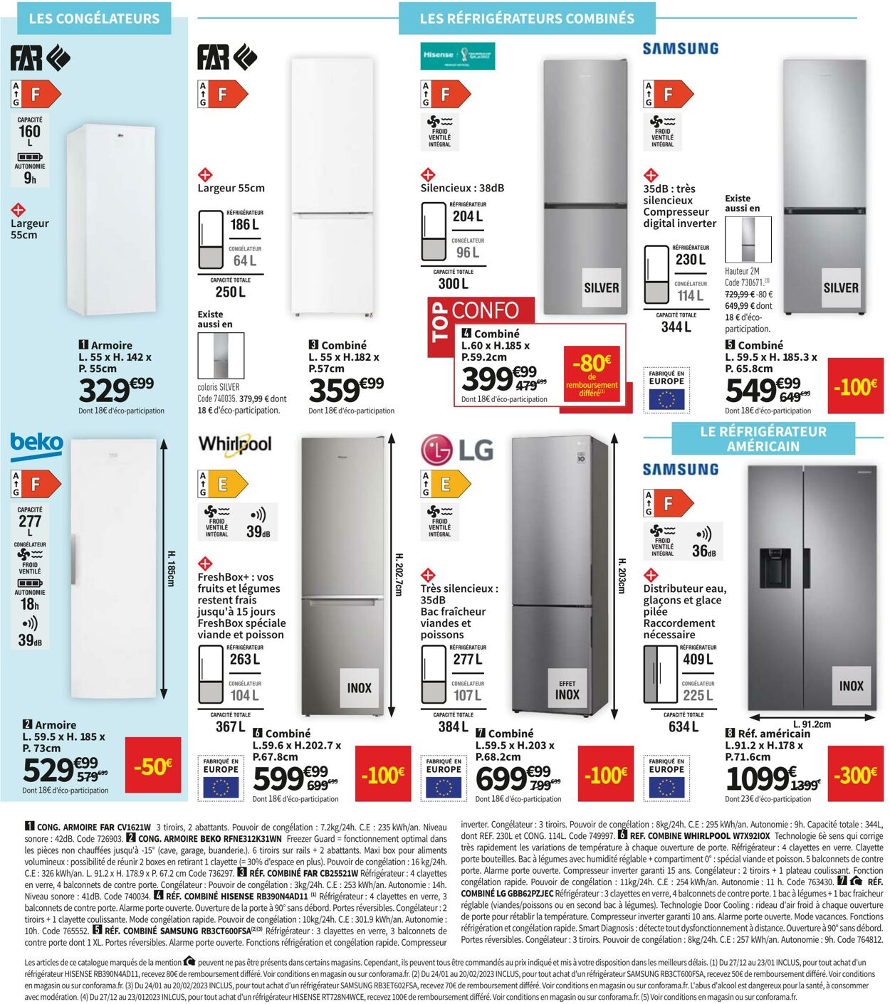 Catalogue Conforama 27.12.2022 - 23.01.2023