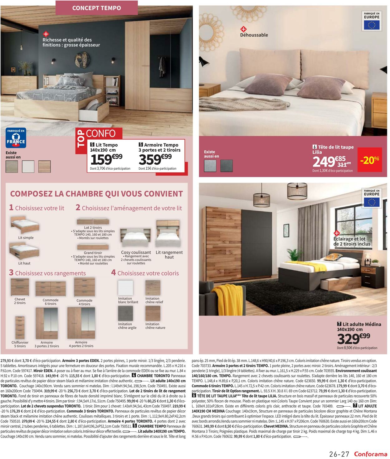 Catalogue Conforama 04.10.2022 - 31.10.2022