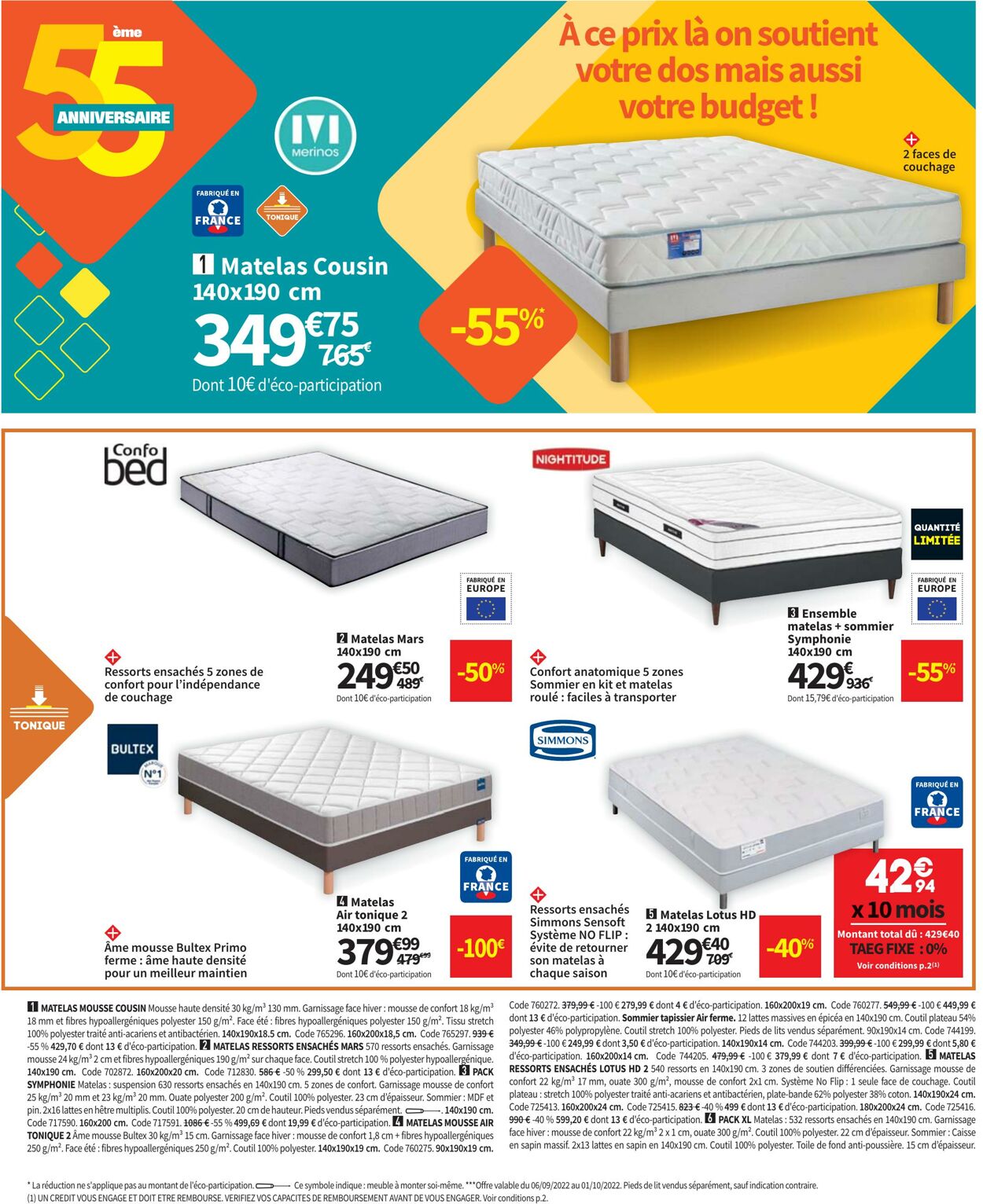 Catalogue Conforama 06.09.2022 - 03.10.2022