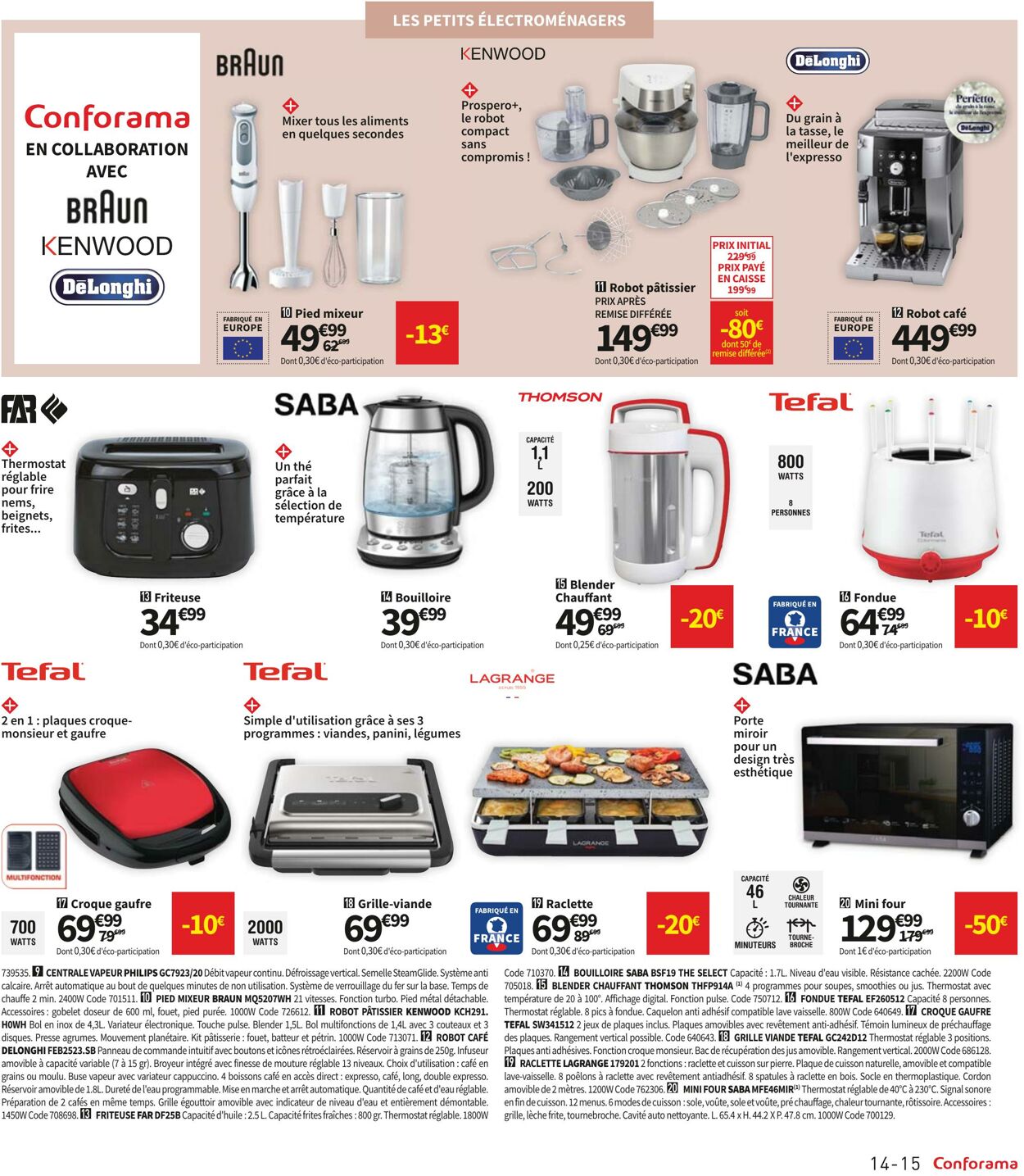 Catalogue Conforama 18.10.2022 - 14.11.2022