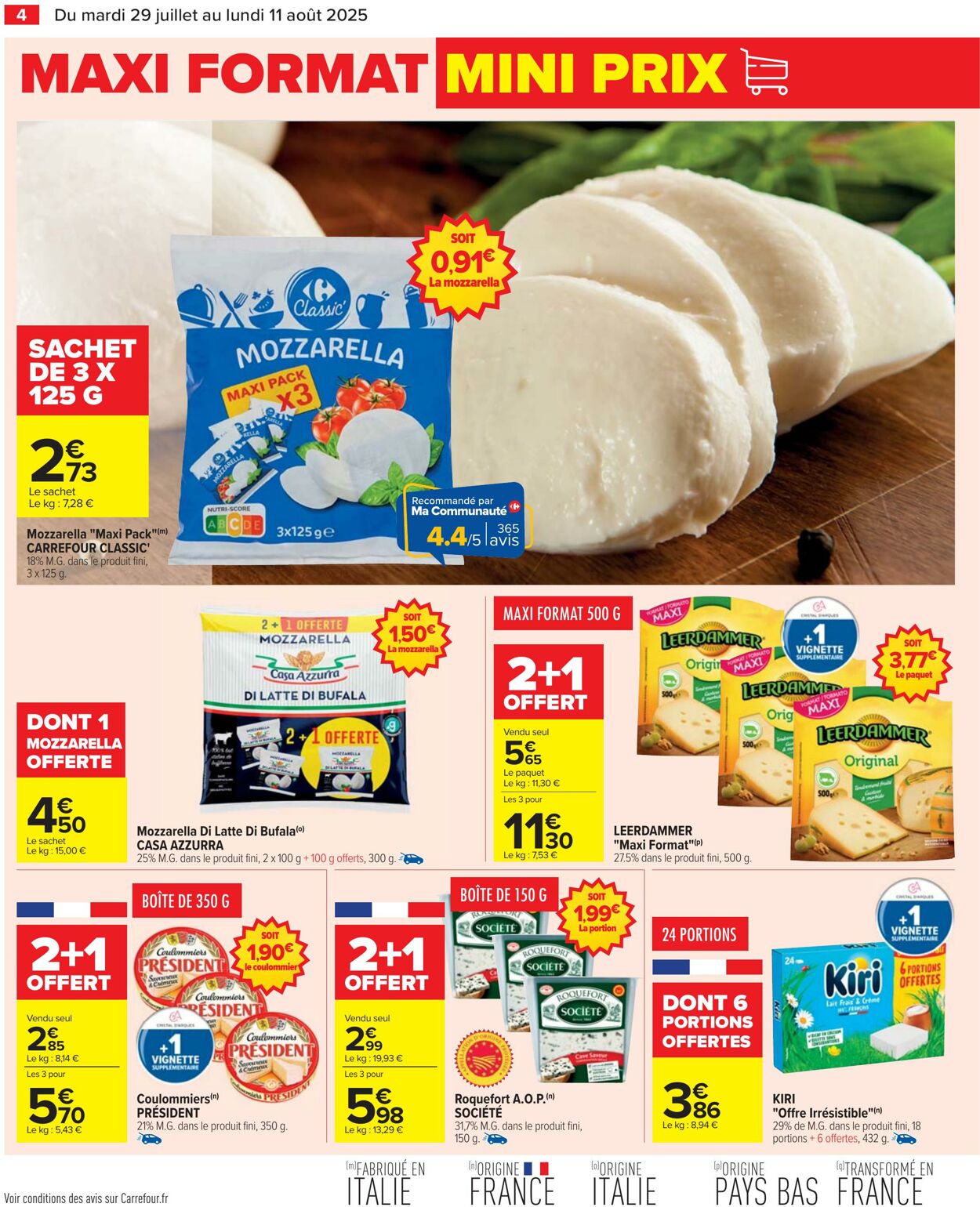 Catalogue Cora 29.07.2025 - 11.08.2025