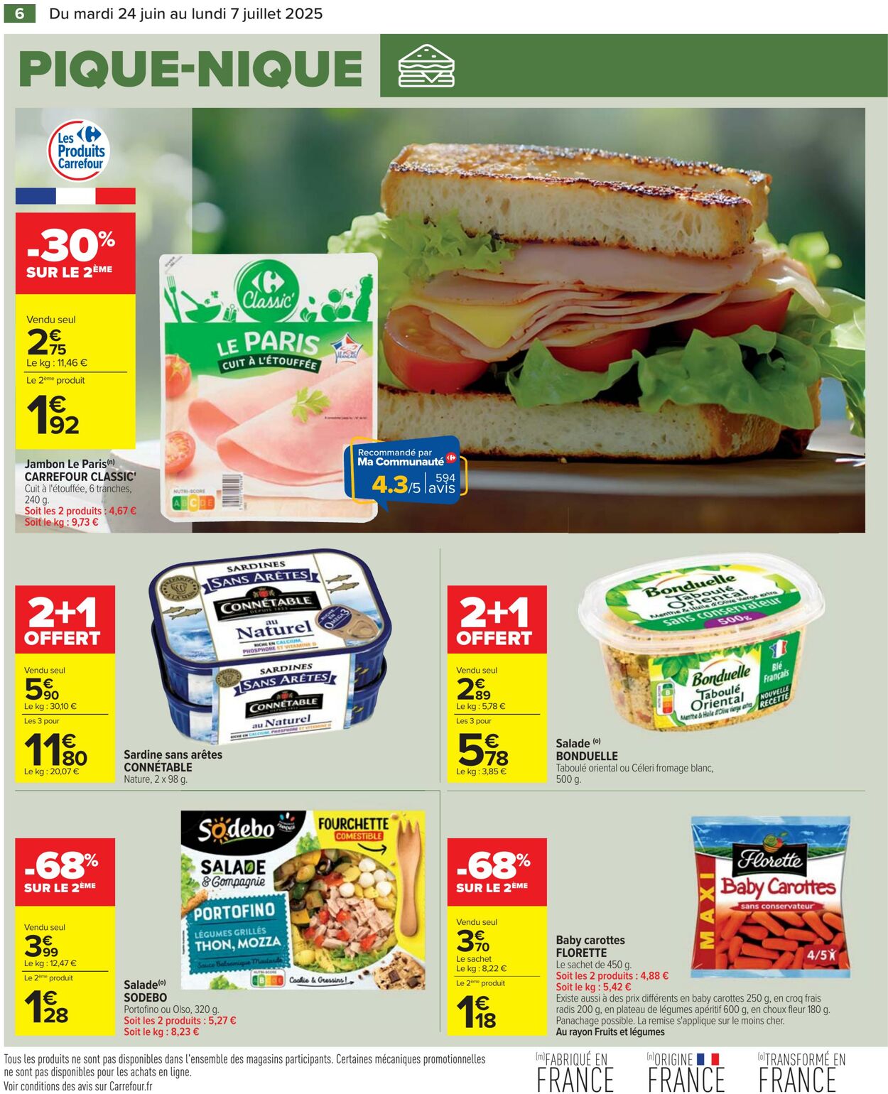Catalogue Cora 24.06.2025 - 07.07.2025