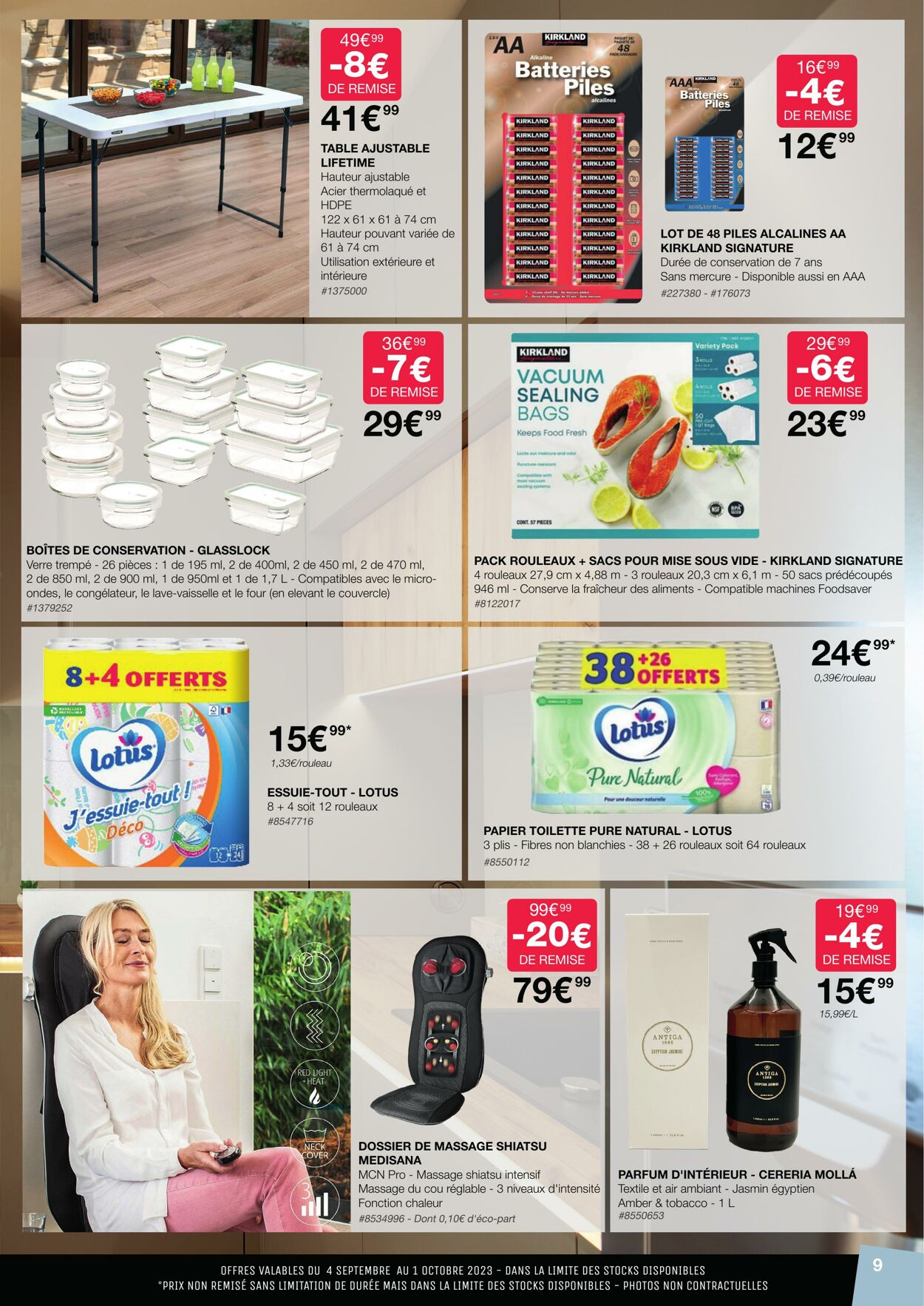 Catalogue Costco 04.09.2023 - 01.10.2023