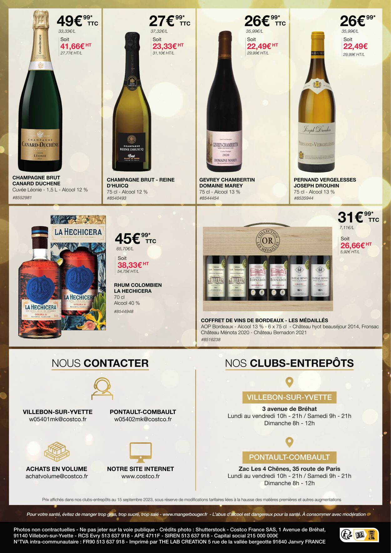 Catalogue Costco 01.10.2023 - 30.11.2023