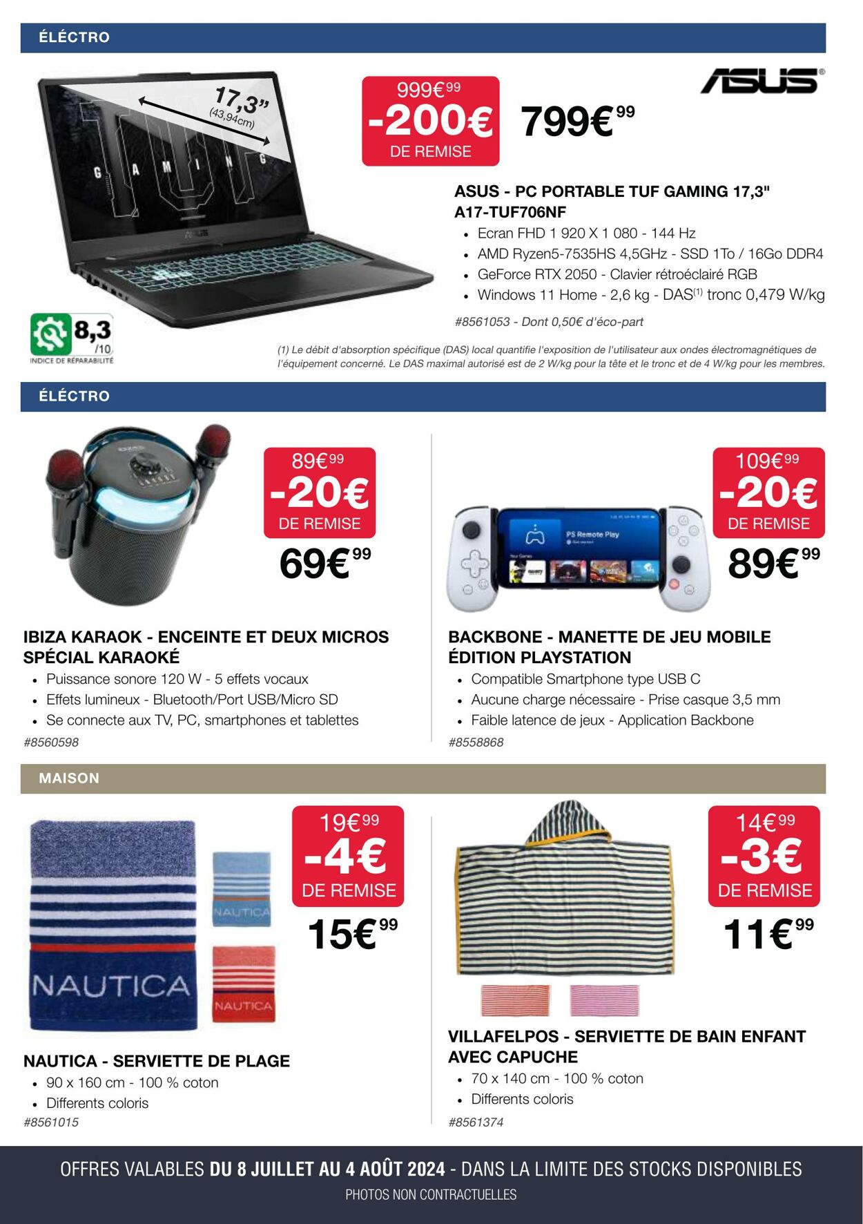 Catalogue Costco 08.07.2024 - 04.08.2024