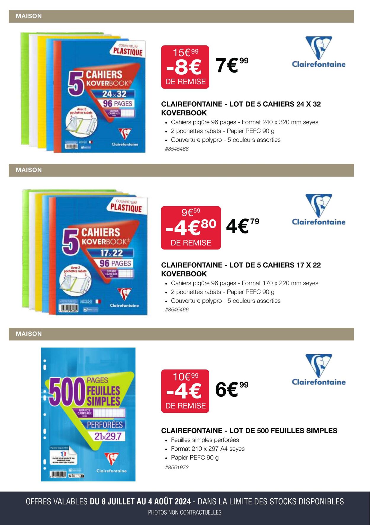 Catalogue Costco 08.07.2024 - 04.08.2024