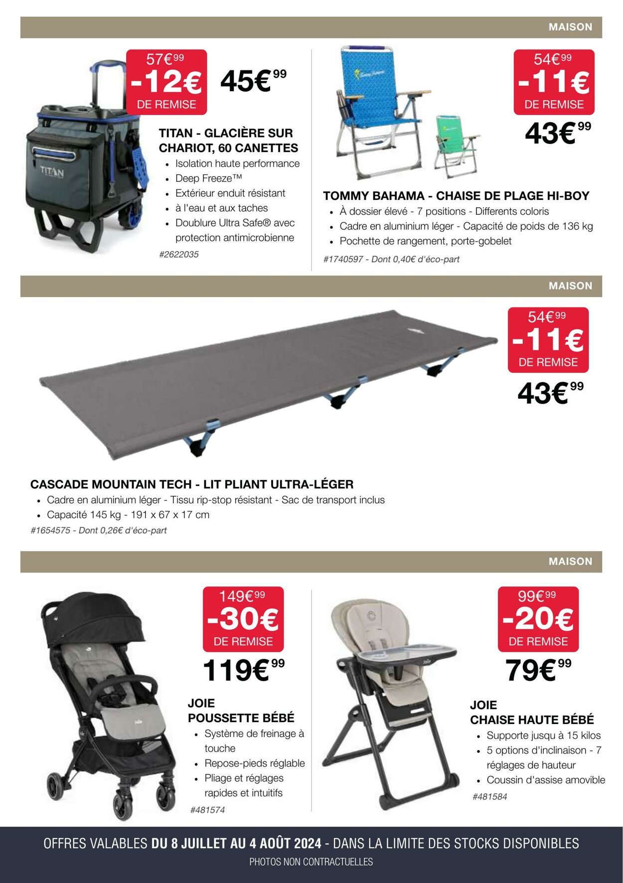 Catalogue Costco 08.07.2024 - 04.08.2024