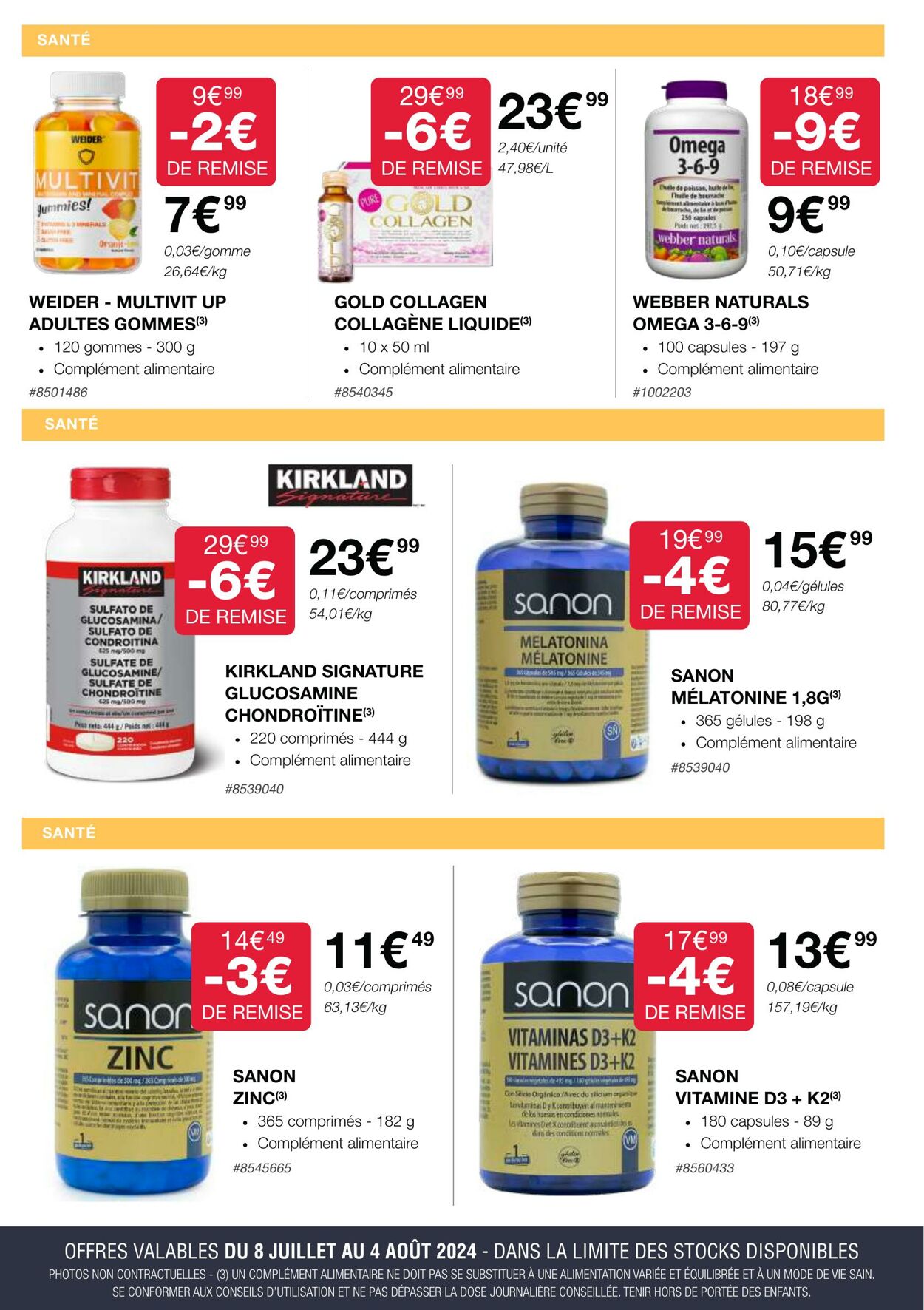 Catalogue Costco 08.07.2024 - 04.08.2024