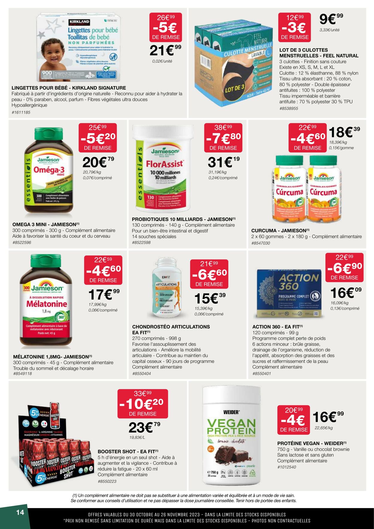 Catalogue Costco 30.10.2023 - 26.11.2023