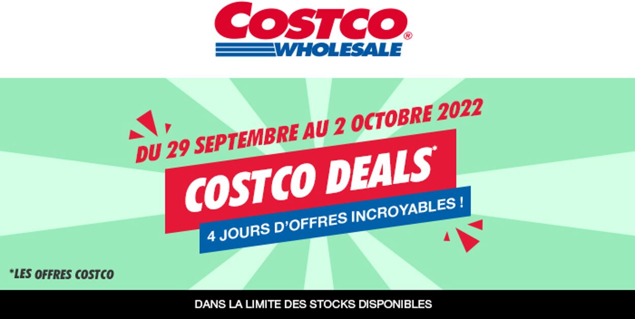 Catalogue Costco 29.09.2022 - 02.10.2022