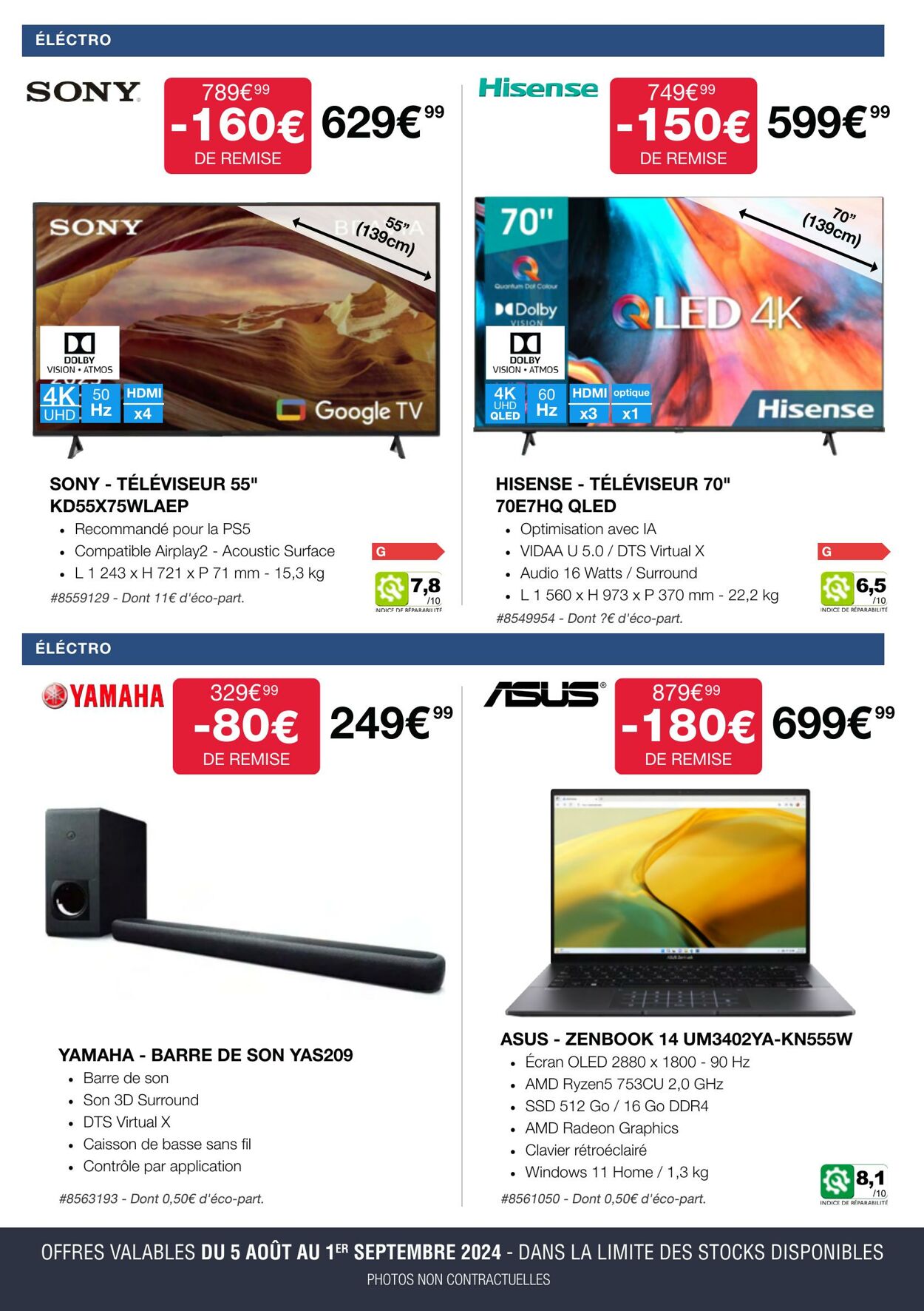 Catalogue Costco 06.08.2024 - 01.09.2024