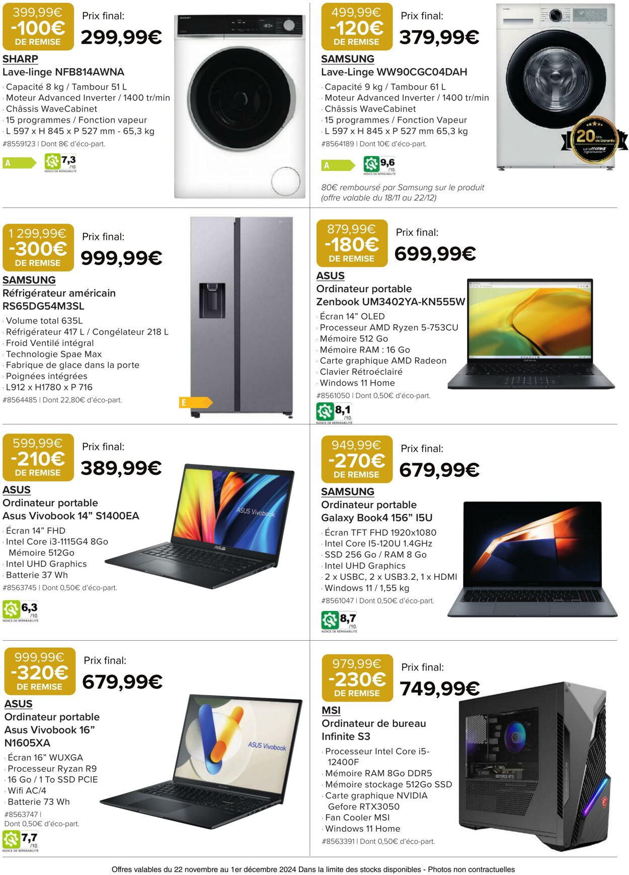 Catalogue Costco 23.11.2024 - 08.12.2024