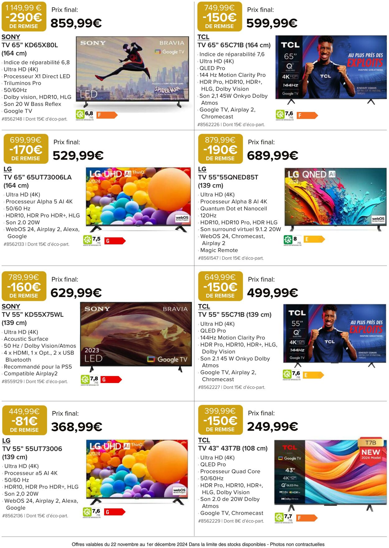 Catalogue Costco 23.11.2024 - 08.12.2024