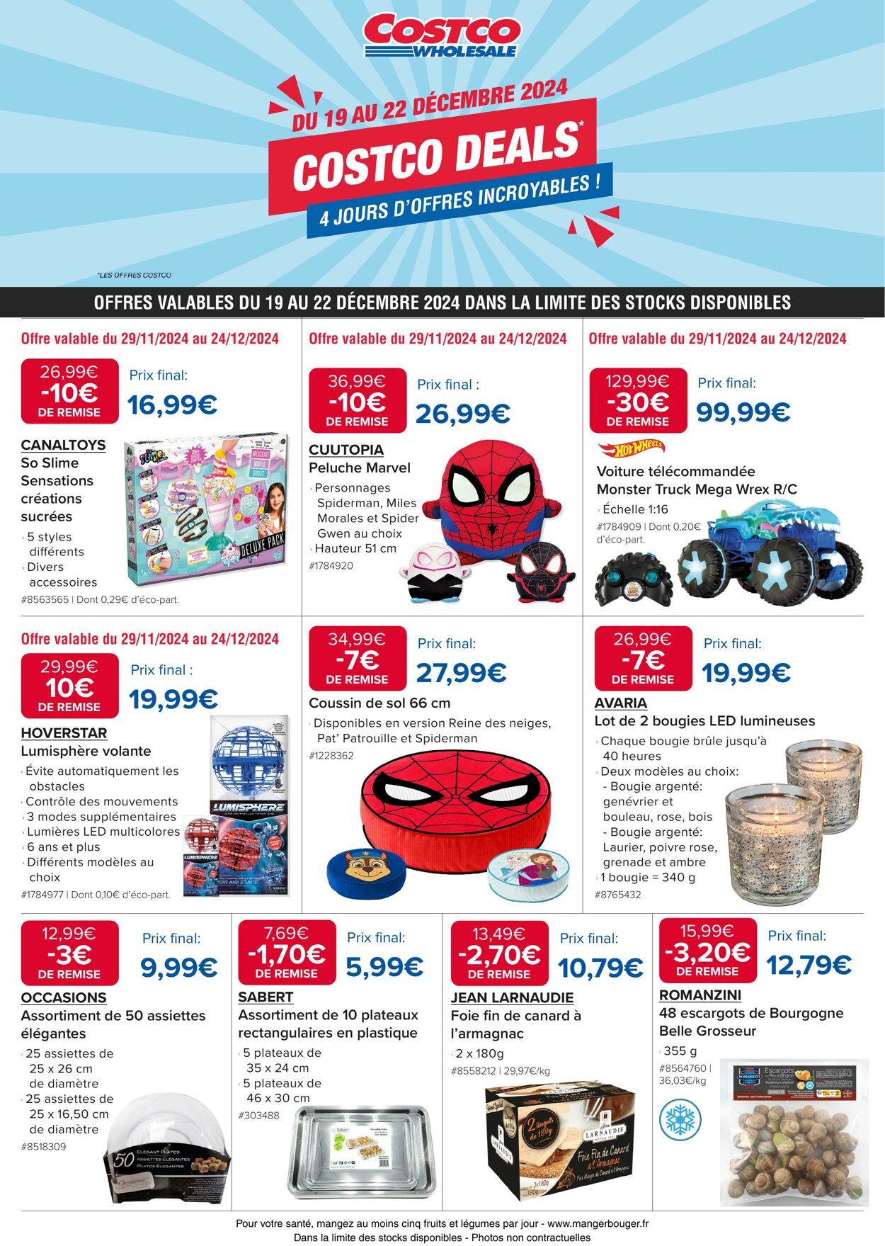 Catalogue Costco 19.12.2024 - 22.12.2024