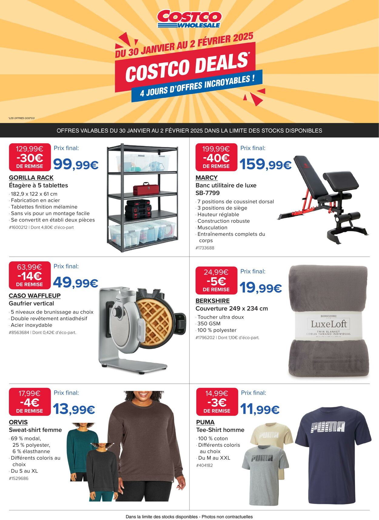 Catalogue Costco 30.01.2025 - 02.02.2025