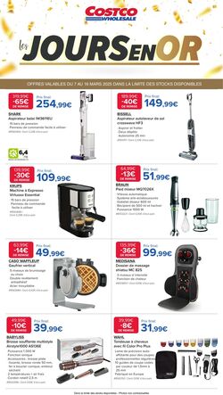 Catalogue Costco 07.03.2025 - 16.03.2025