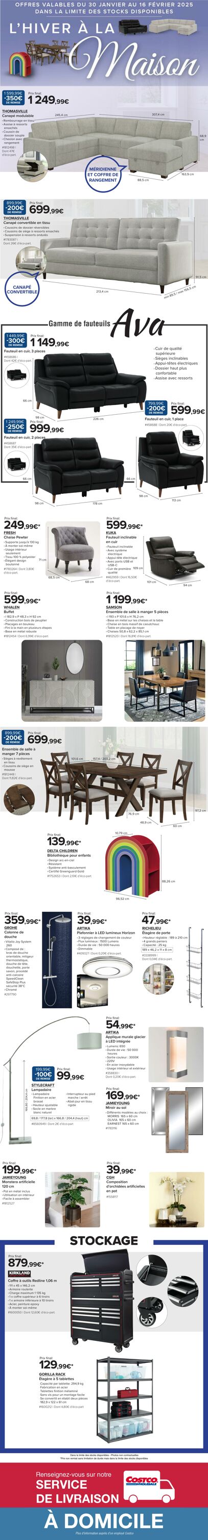 Catalogue Costco 30.01.2025 - 16.02.2025