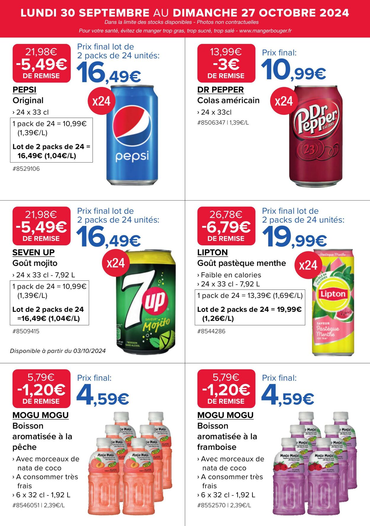 Catalogue Costco 30.09.2024 - 27.10.2024