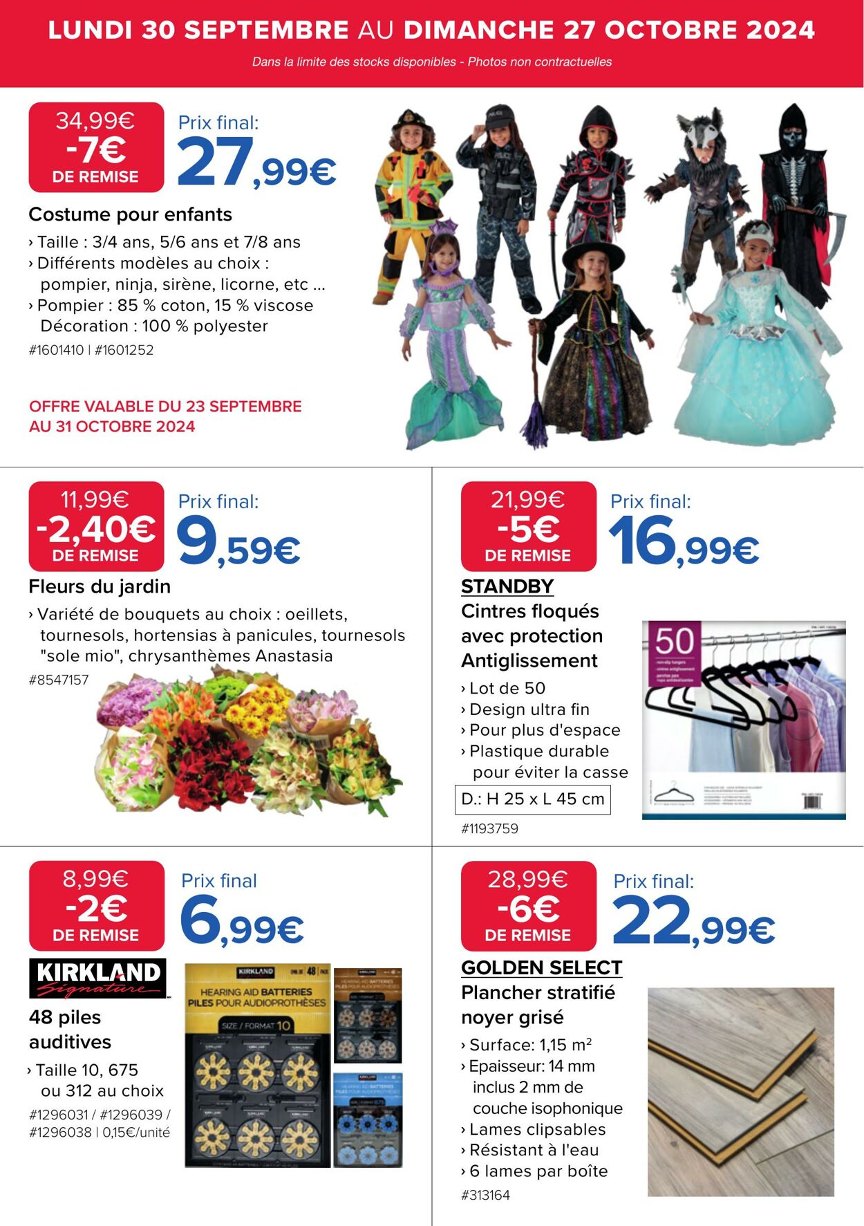 Catalogue Costco 30.09.2024 - 27.10.2024