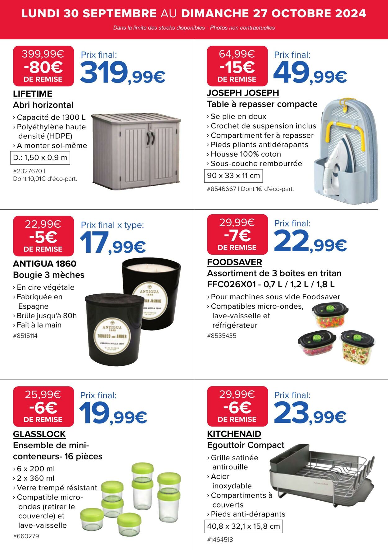 Catalogue Costco 30.09.2024 - 27.10.2024