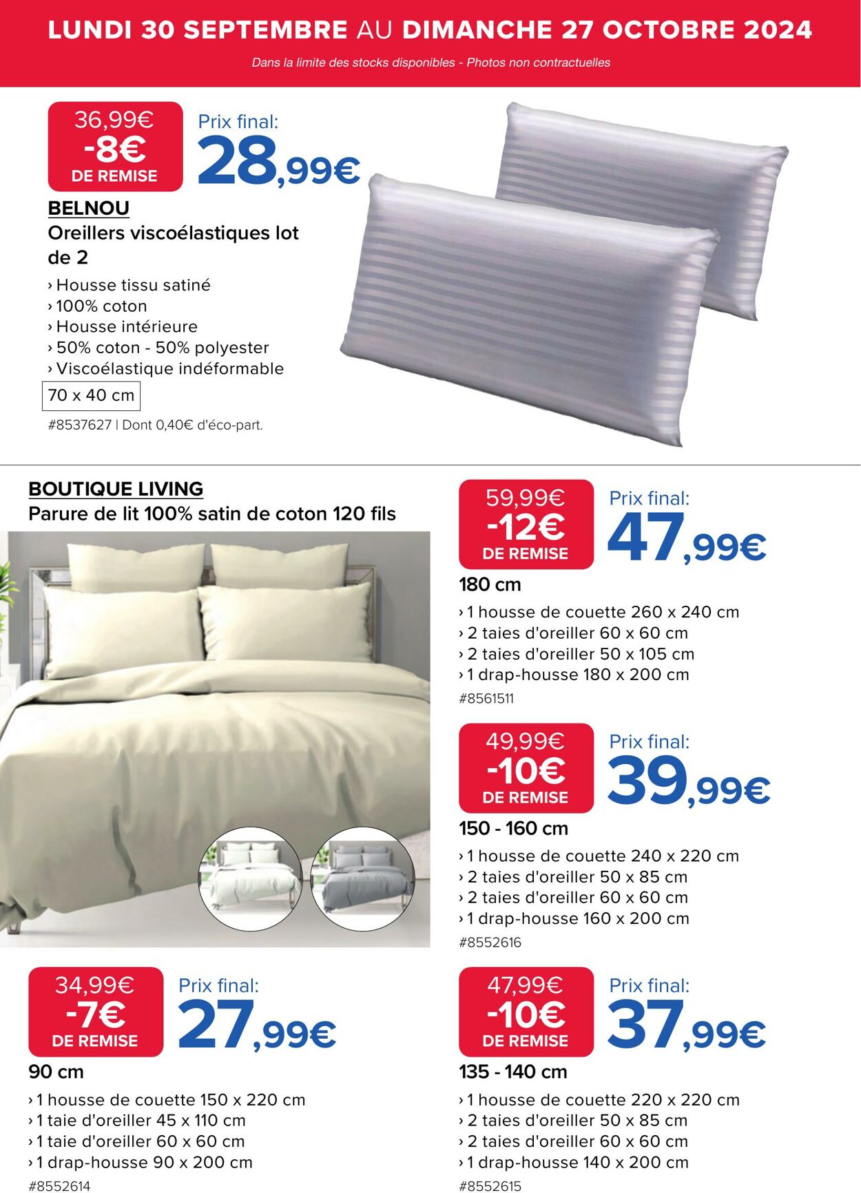 Catalogue Costco 30.09.2024 - 27.10.2024