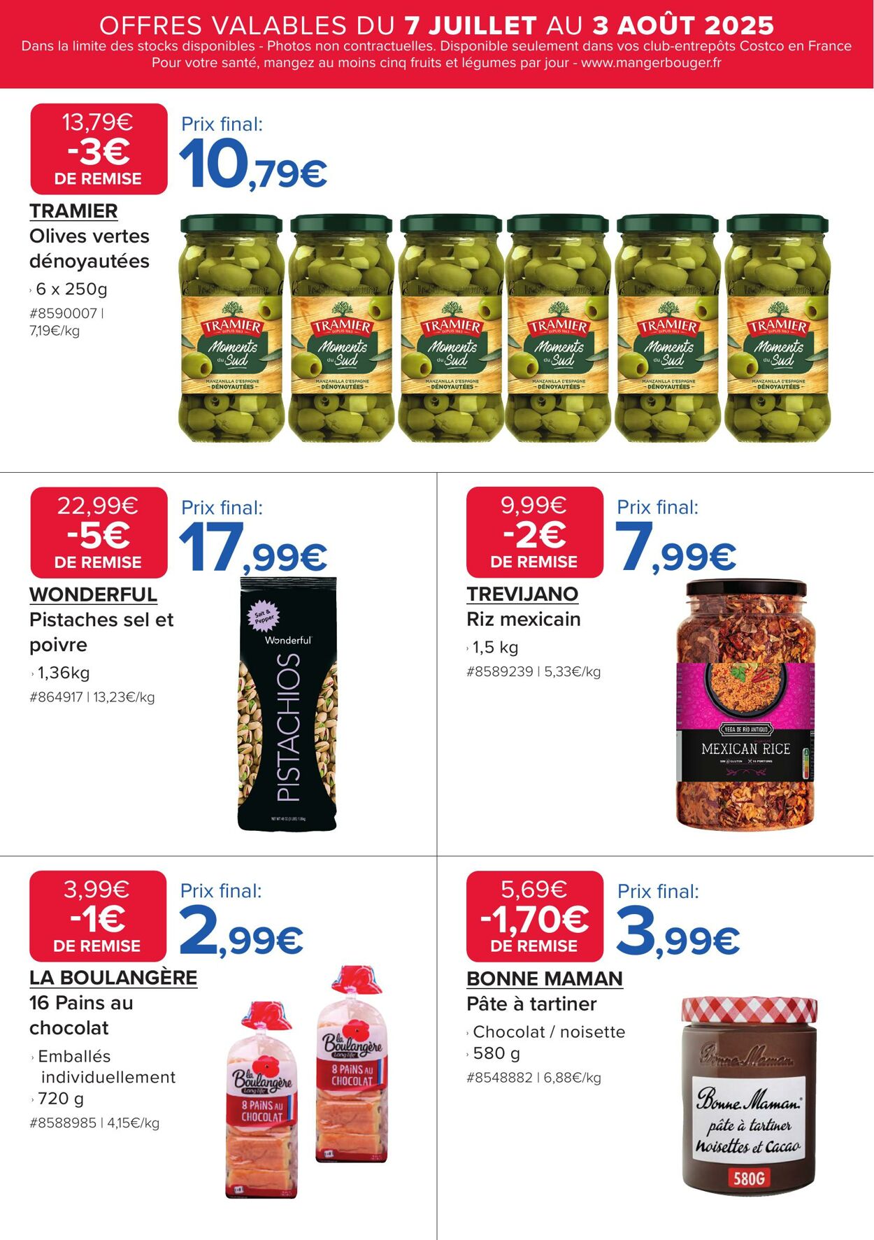 Catalogue Costco 07.07.2025 - 03.08.2025