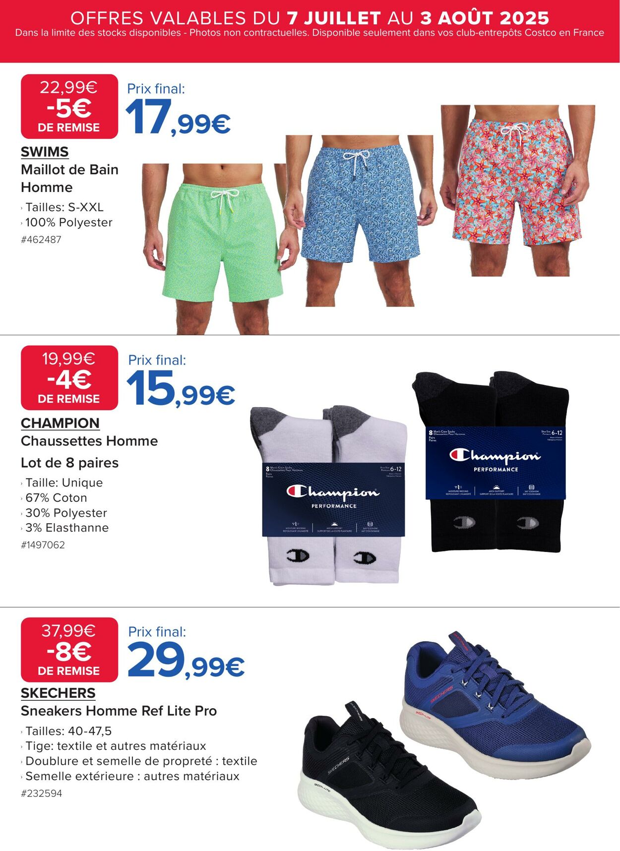 Catalogue Costco 07.07.2025 - 03.08.2025