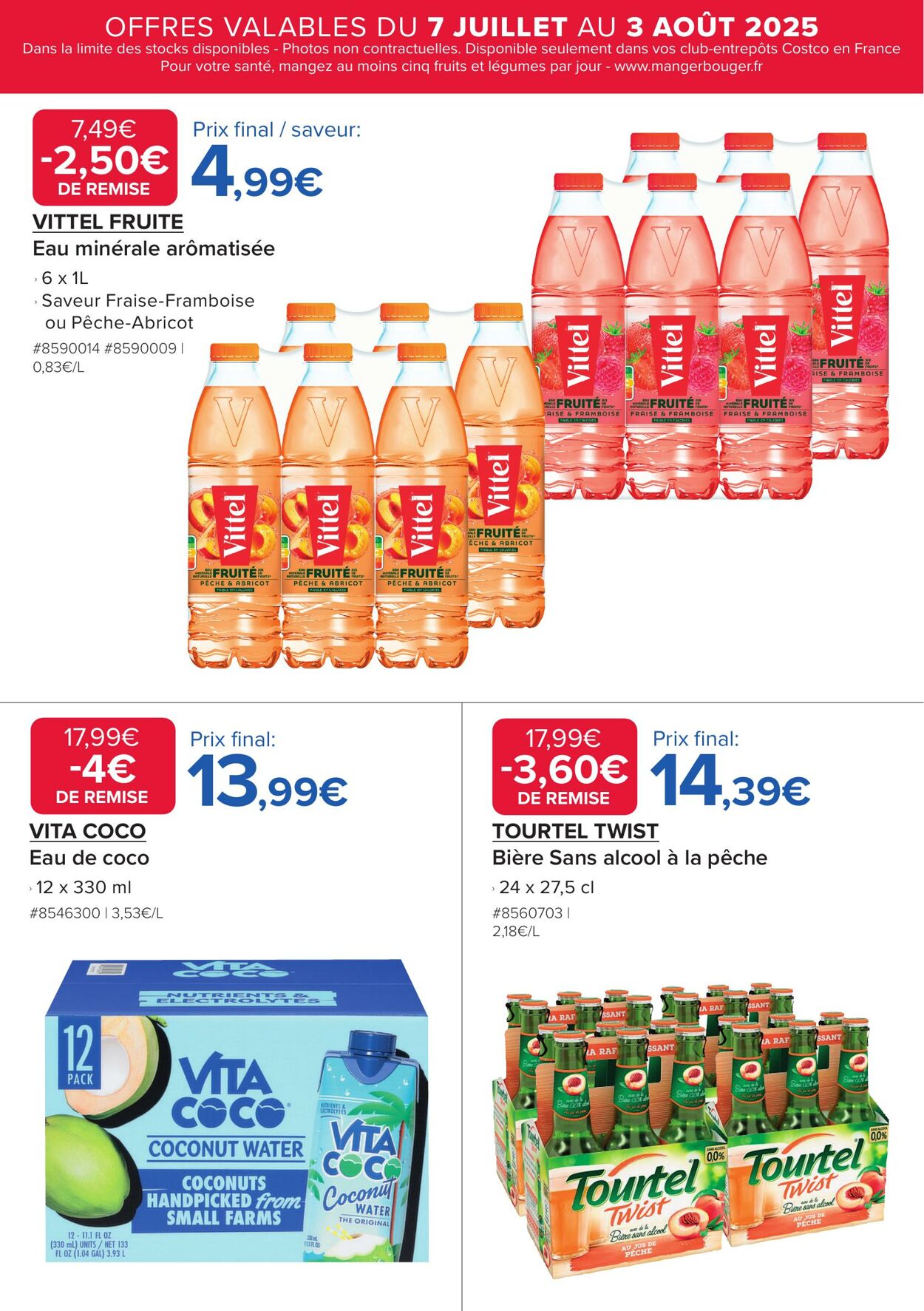 Catalogue Costco 07.07.2025 - 03.08.2025