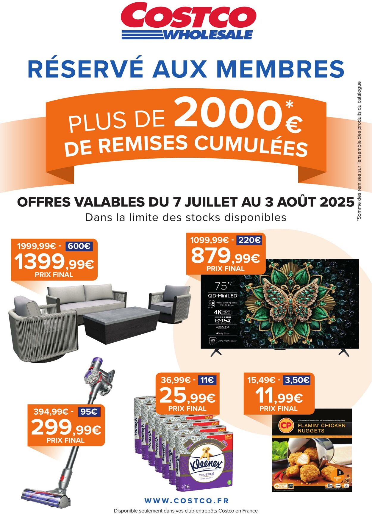 Catalogue Costco 07.07.2025 - 03.08.2025