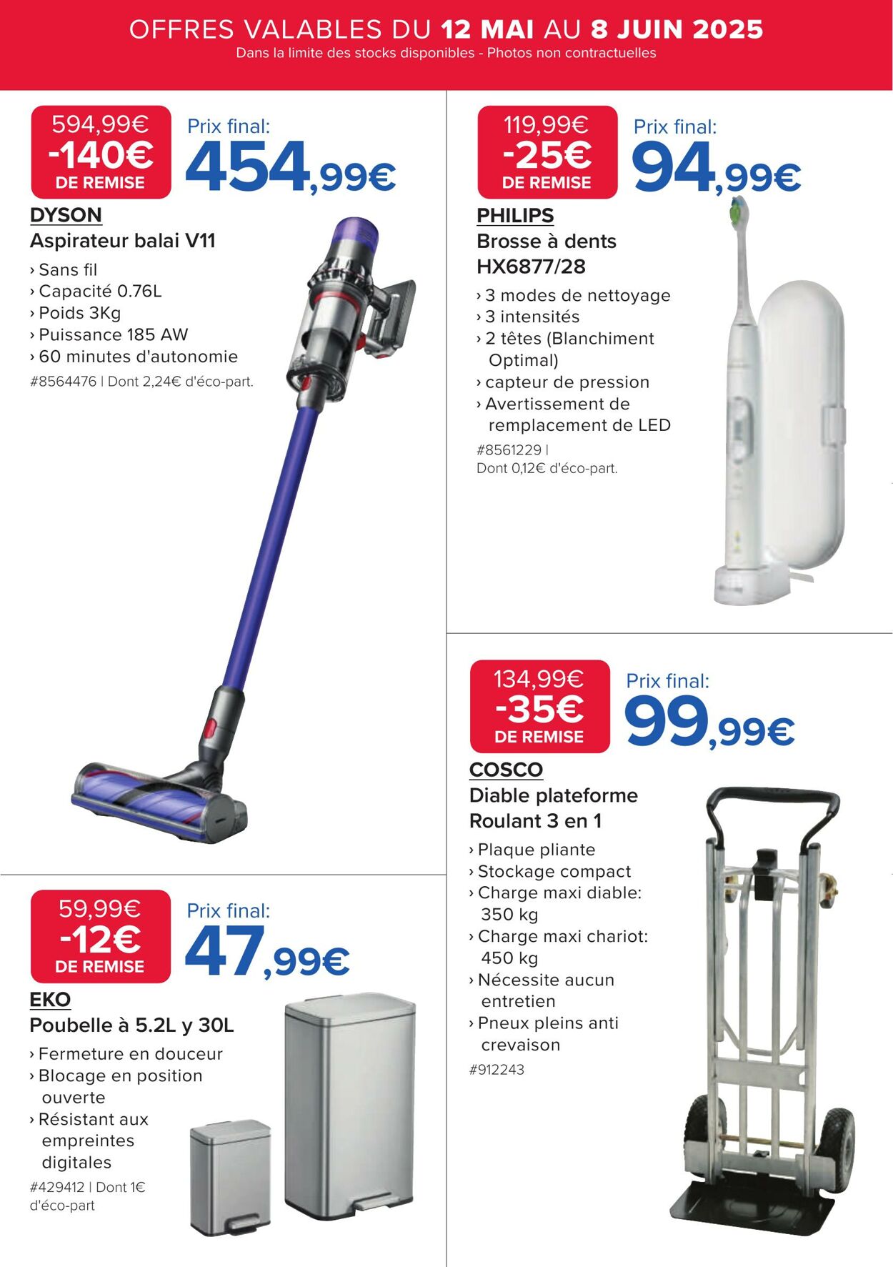 Catalogue Costco 12.05.2025 - 08.06.2025