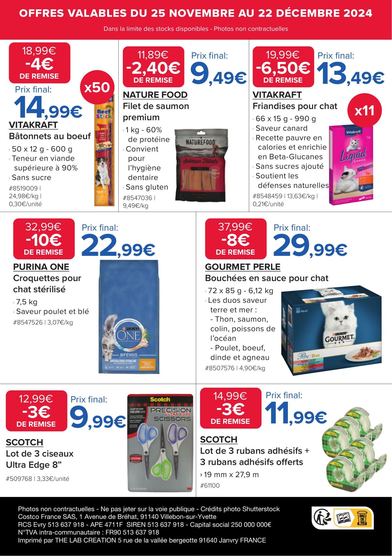 Catalogue Costco 25.11.2024 - 22.12.2024