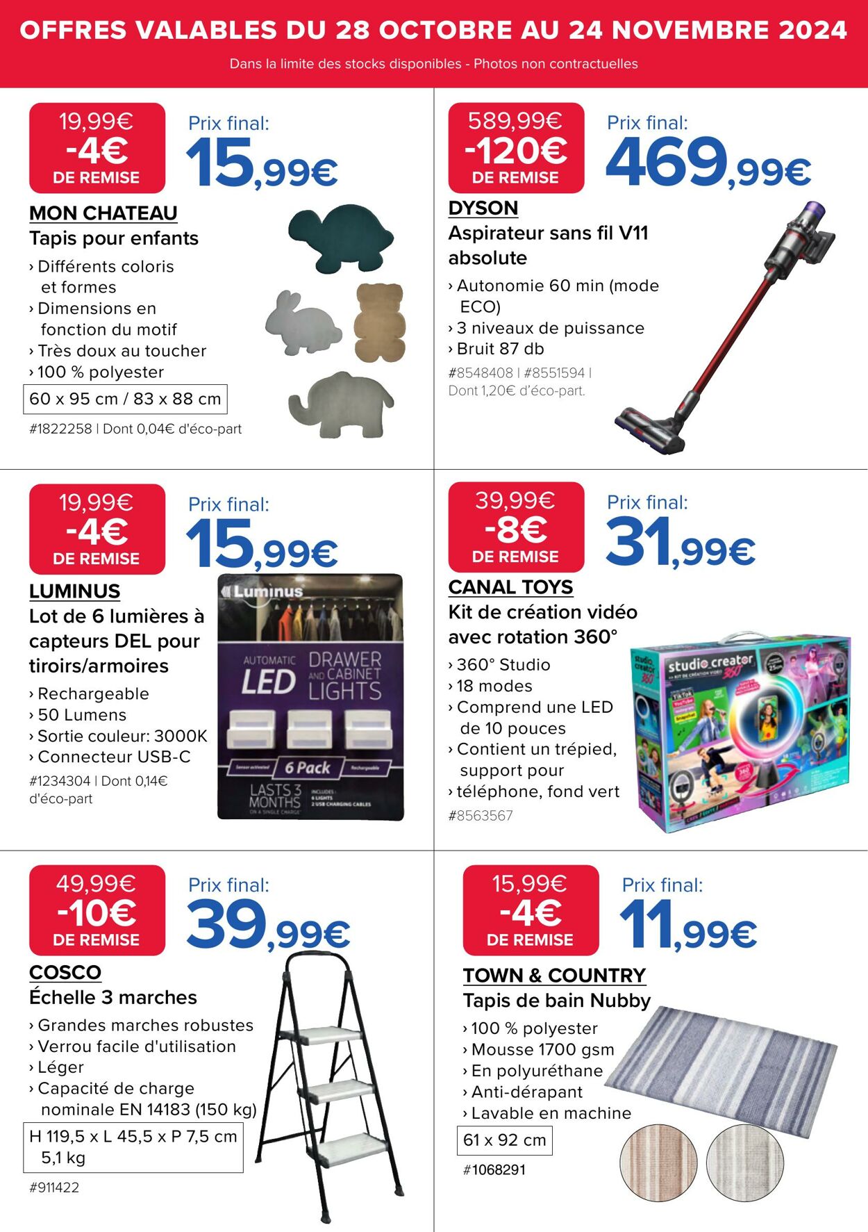 Catalogue Costco 28.10.2024 - 24.11.2024