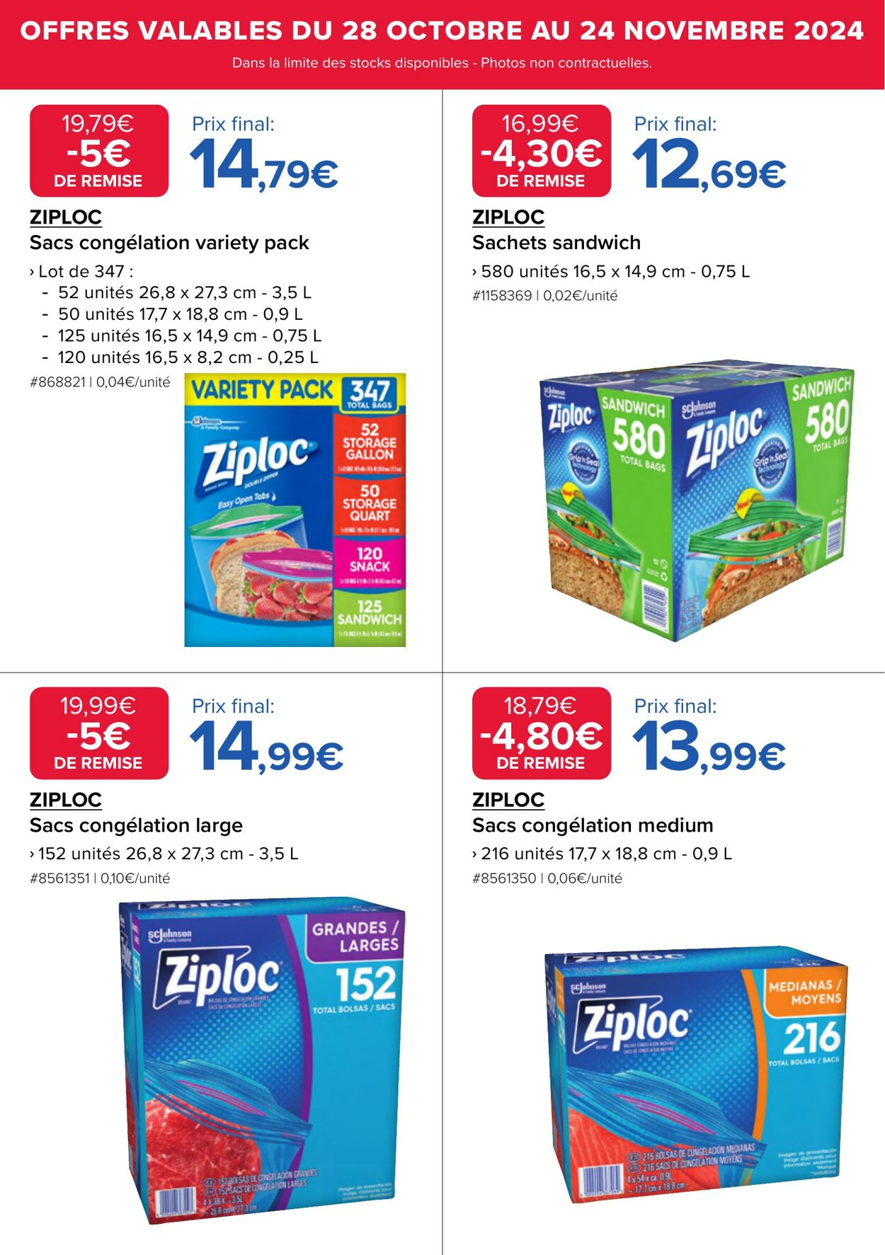 Catalogue Costco 28.10.2024 - 24.11.2024