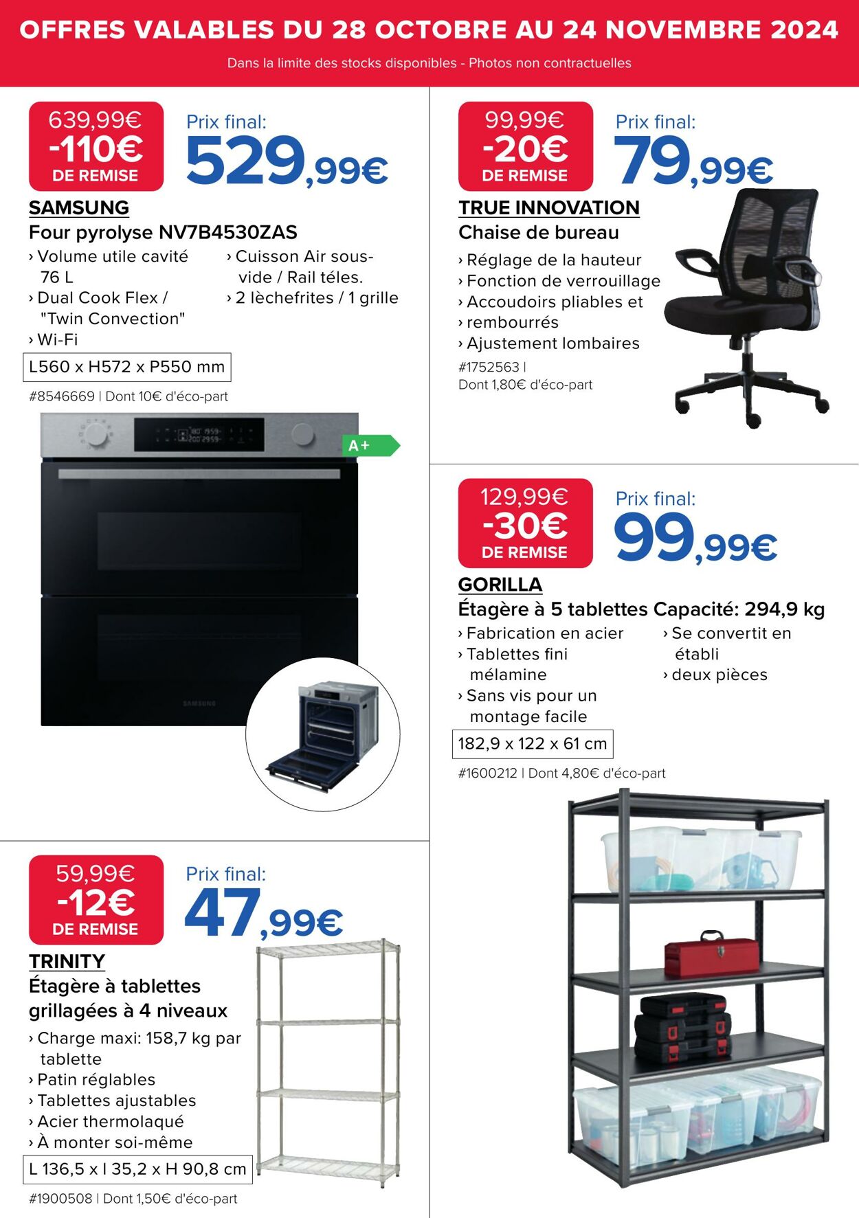 Catalogue Costco 28.10.2024 - 24.11.2024