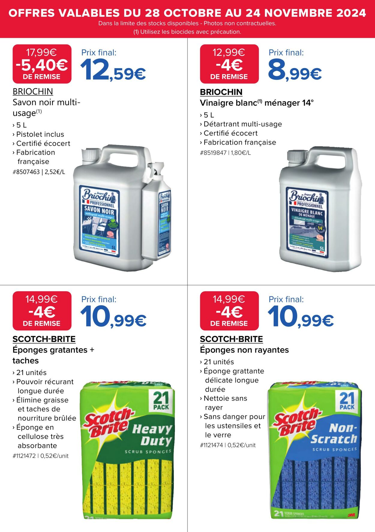 Catalogue Costco 28.10.2024 - 24.11.2024