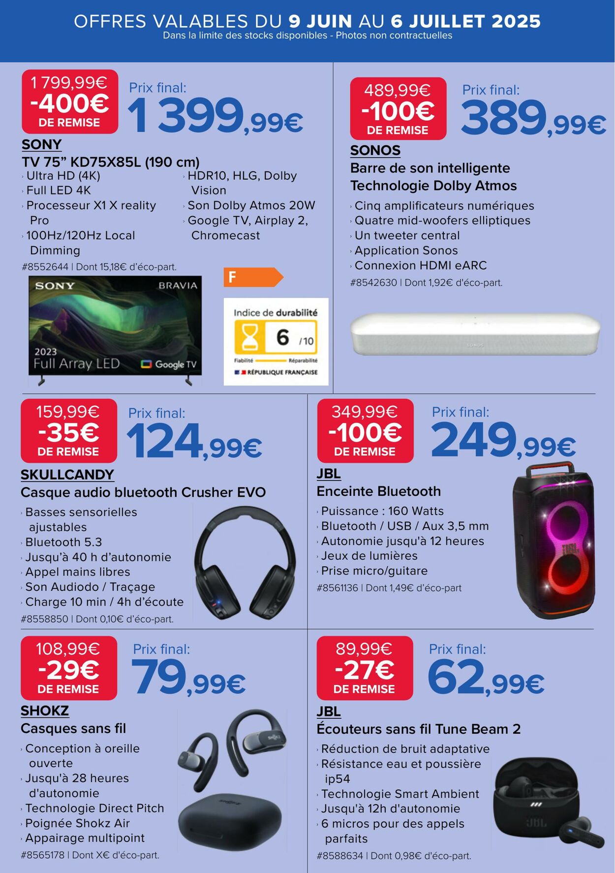 Catalogue Costco 09.06.2025 - 06.07.2025
