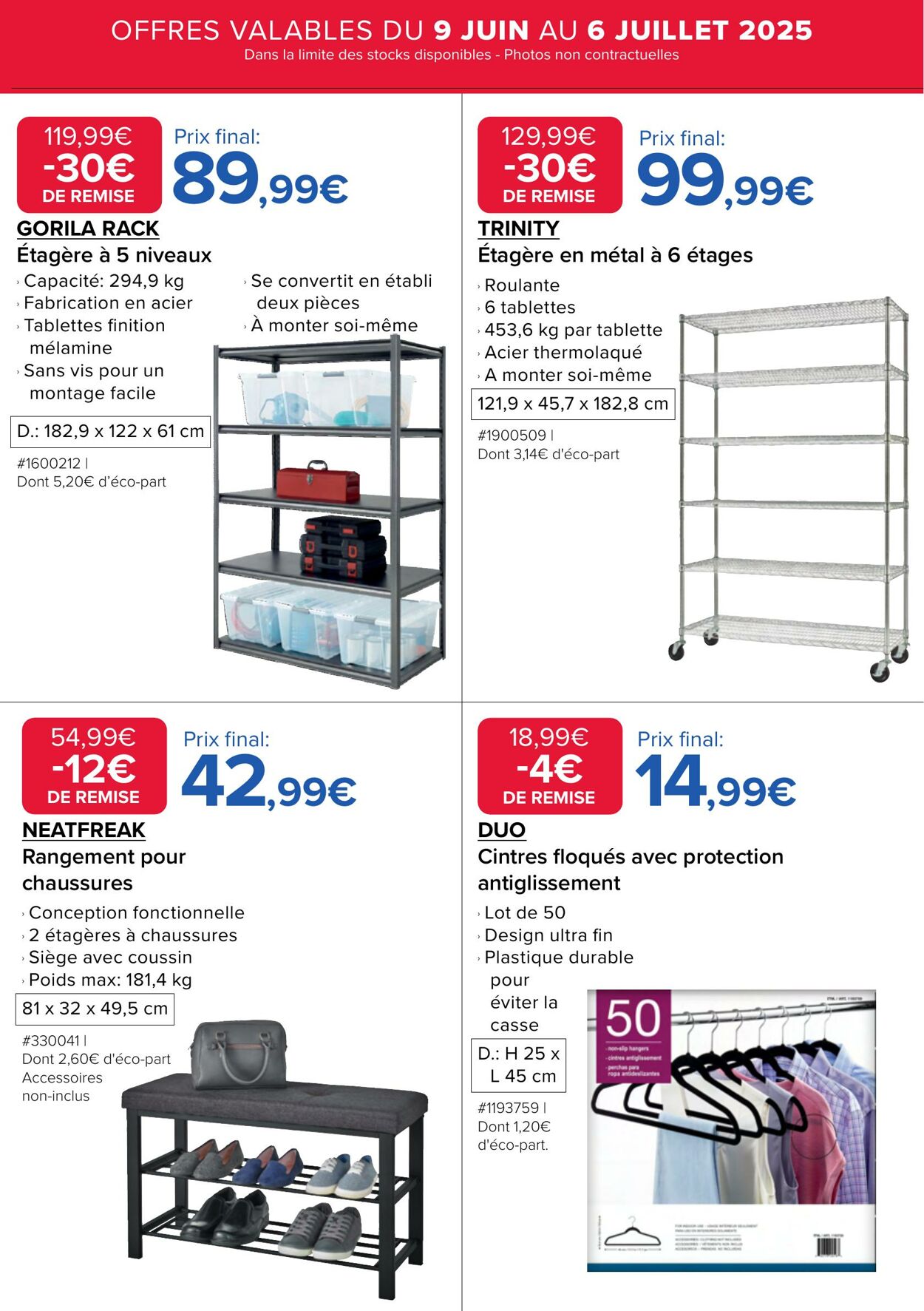 Catalogue Costco 09.06.2025 - 06.07.2025