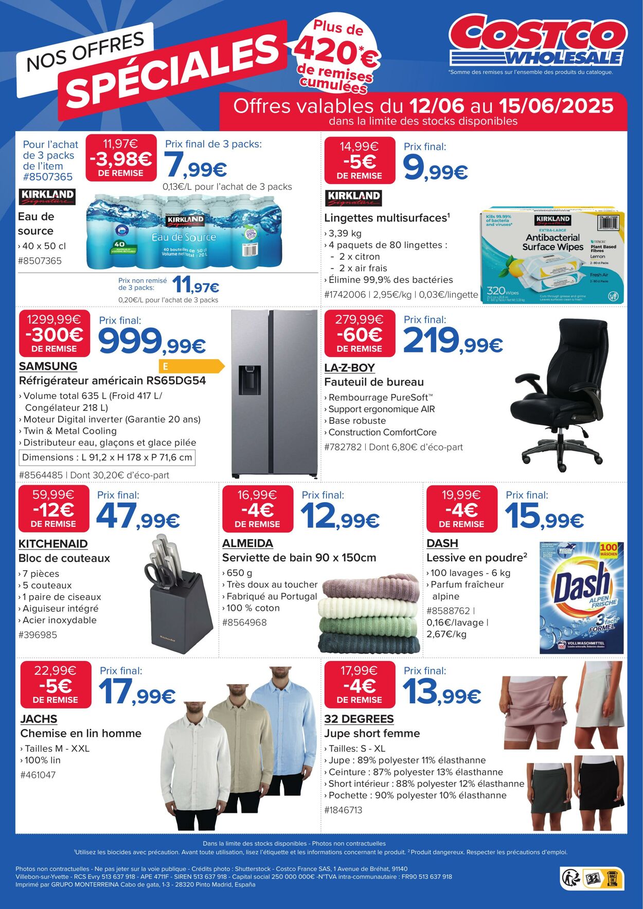 Catalogue Costco 12.06.2025 - 15.06.2025
